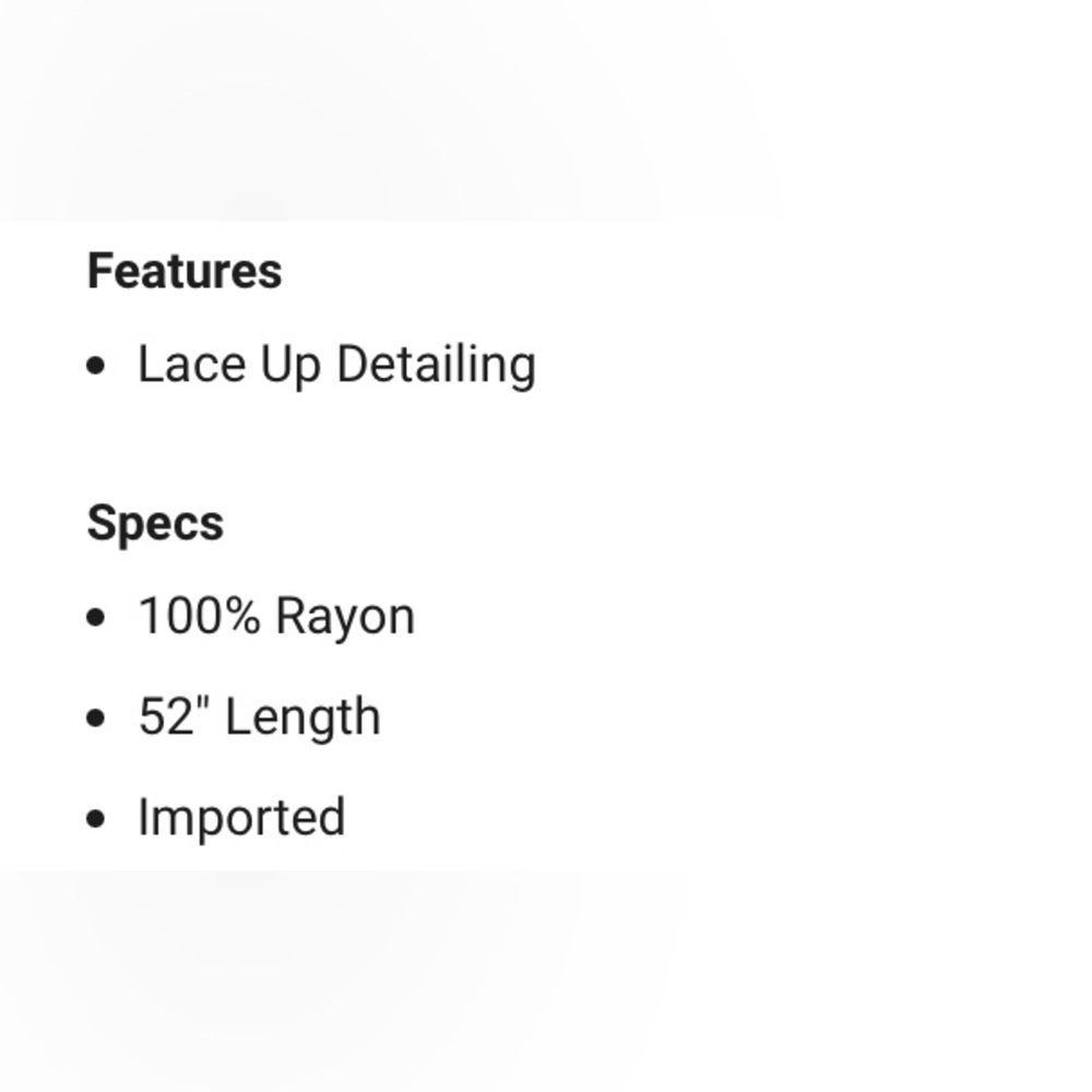 NWT Jessica Simpson Tulip Lace Up Asymmetrical Dress Swim Coverup - Picture 4 of 9